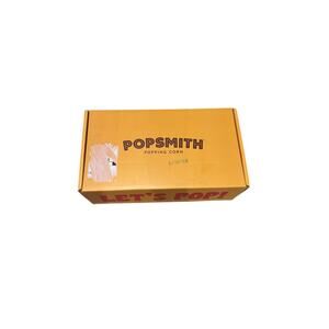 Popsmith Popcorn Popper in Butter, 6 Q Stovetop Popcorn Machine, Stainless Steel